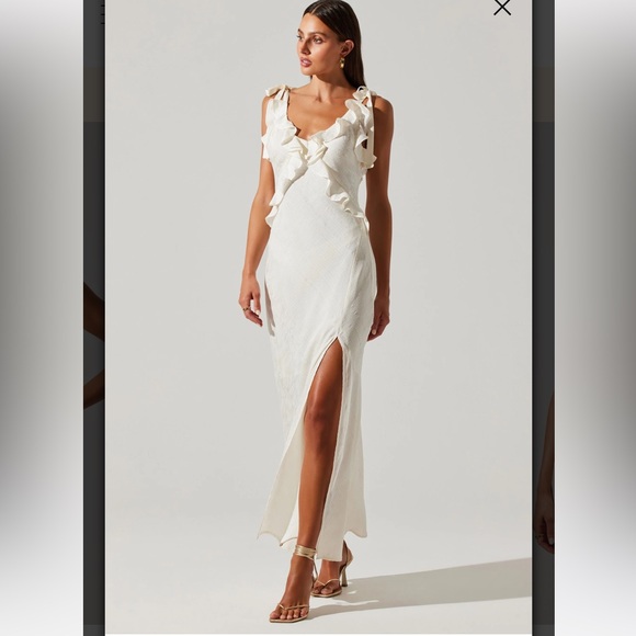 ASTR The Label Sorbae Ruffle Maxi - Picture 3 of 10